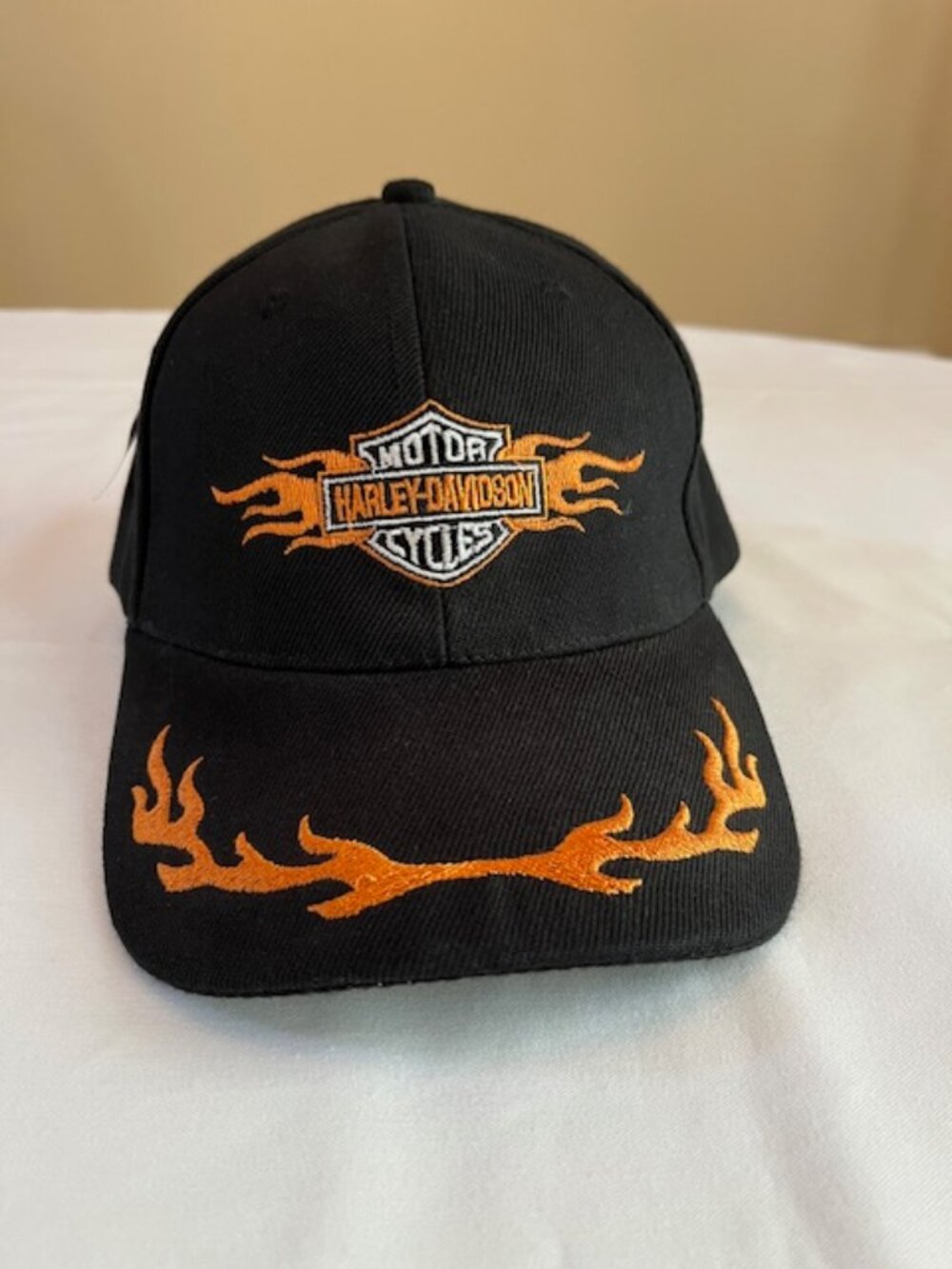 HARLEY-DAVIDSON | Black Baseball Cap Hat Biker- NEW